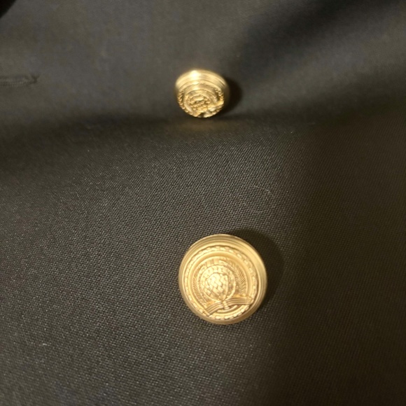 NEW Balmain for H&M Tuxedo long woman jacket size 4 - Picture 6 of 13